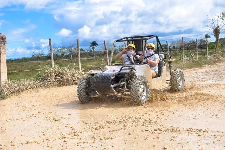 Punta Cana Buggies & Cenote Cave Adventure: Half-Day Off-Road Tour to Macao Beach photo 5