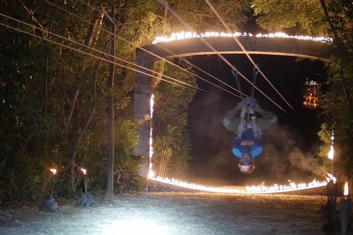 Xplor Fuego Night Adventure: Zip Lines, Caves & Cenotes Near Cancun photo 4
