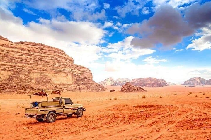 Wadi Rum Day Tour from Amman: 4x4 Safari, Petroglyphs and Bedouin Sunset photo 2