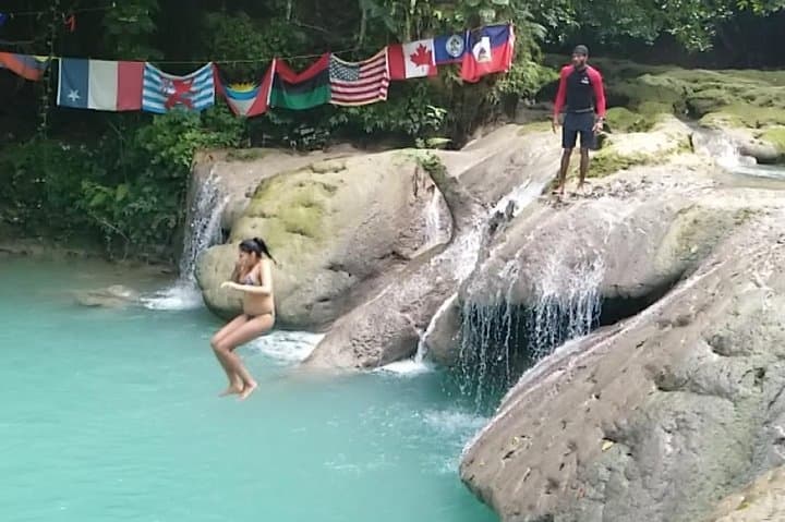 Blue Hole Secrets & White River Tubing: Private Half-Day from Ocho Rios