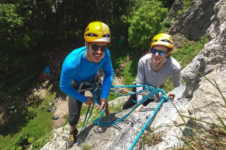Rock Climbing Near Lake Bled: Guided Climbs at Iglica Waterfall