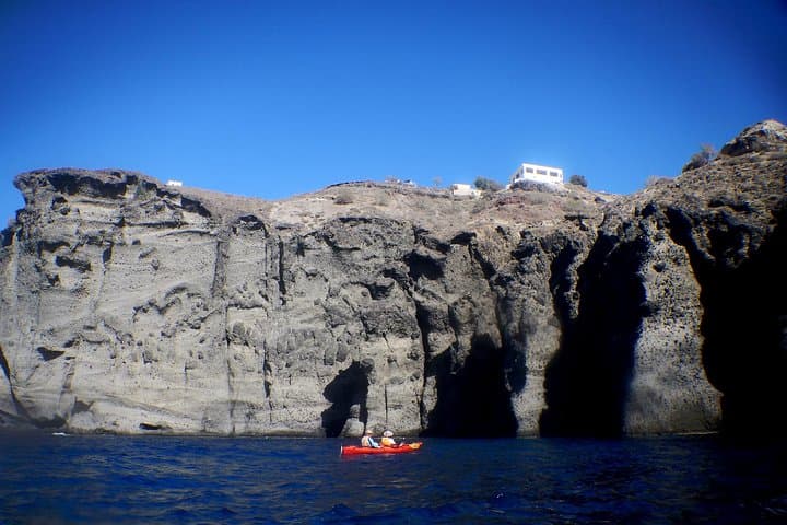 Sea Kayaking Santorini: Paddle the Red, Black & White Beaches with Lunch photo 6