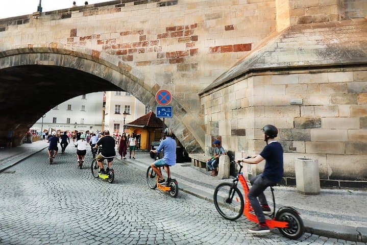 Prague E-Bike & E-Scooter Viewpoint Tour: Castle Hills to Charles Bridge photo 5
