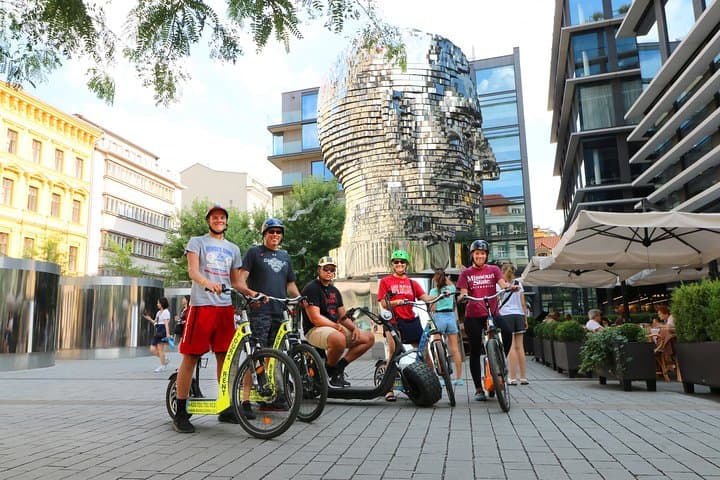 Prague E-Bike & E-Scooter Viewpoint Tour: Castle Hills to Charles Bridge photo 2