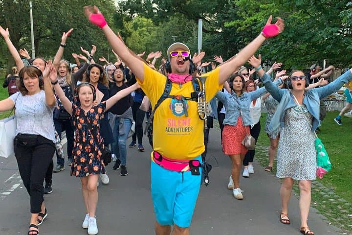 Silent Disco Walking Tour in Newcastle — Headset Dance Adventure