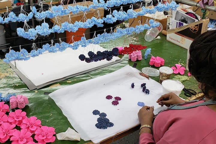 Inside M&S Schmalberg: Garment District Fabric Flower Factory Tour photo 5