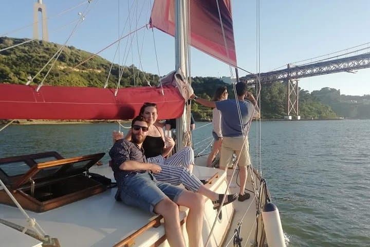 Sunset Proposal on a Vintage Sailboat in Lisbon photo 6