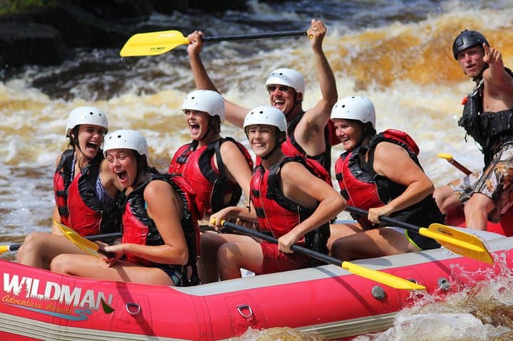 Whitewater Rafting on the Menominee River: Piers Gorge Double-Run