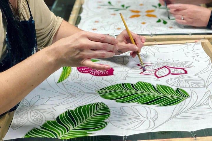 Make and Paint a Malaysian Batik Scarf in Aventura — Hands-On Batik Workshop in Miami photo 4