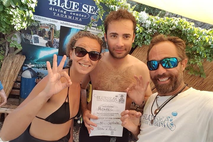 Discover Scuba Diving in Sicily: Introductory 12m Open Water Experience