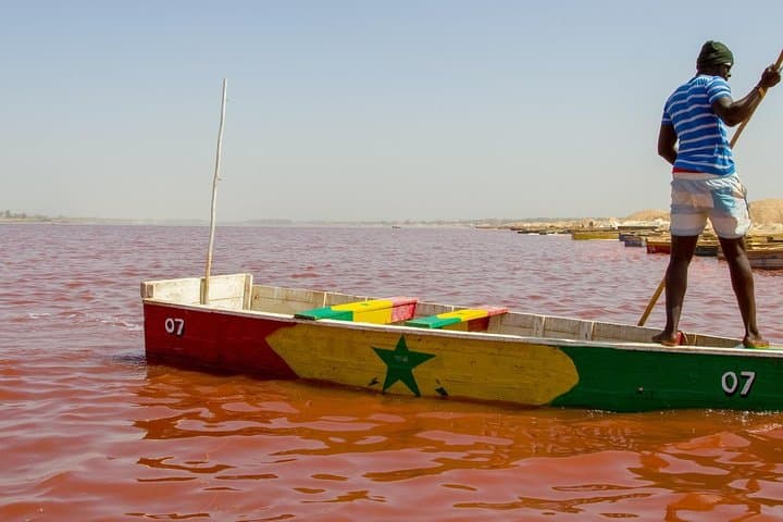 Visit Lac Rose (Lake Retba) & Noflaye Turtle Park: Sand Dunes, Salt Pans and Conservation