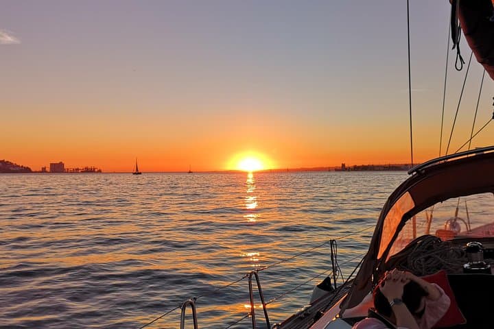 Lisbon Sunset Sailing on Luxury Yacht with Drinks and Appetizers photo 4