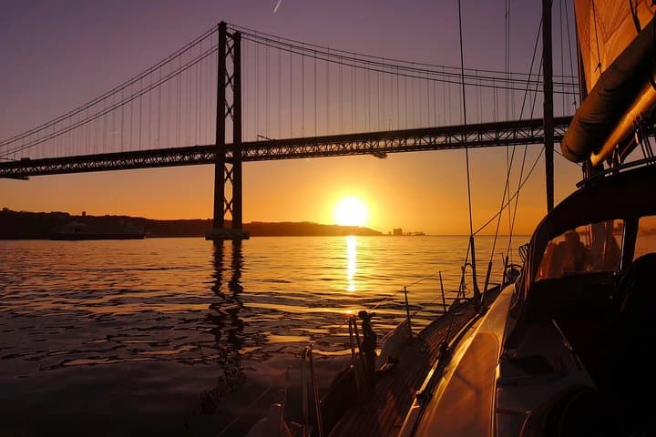 Lisbon Sunset Sailing on Luxury Yacht with Drinks and Appetizers photo 3