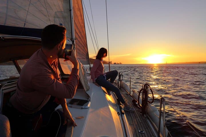 Lisbon Sunset Sailing on Luxury Yacht with Drinks and Appetizers photo 2