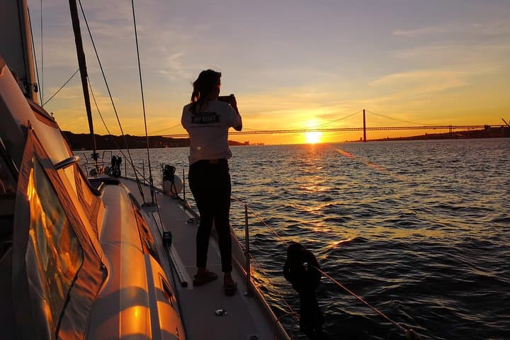 Lisbon Sunset Sailing on Luxury Yacht with Drinks and Appetizers photo 6