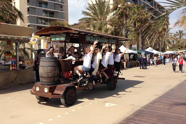 Barcelona Beer Bike: Private 2-Hour Pedal-and-Pour Tour from Las Ramblas photo 3