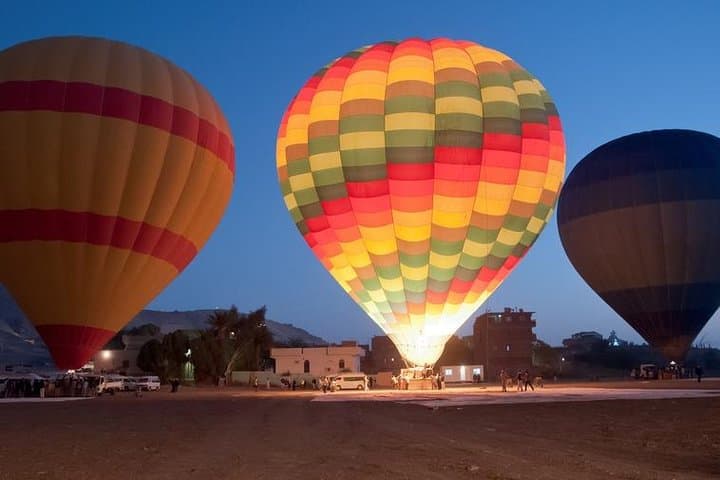 Sunrise Hot Air Balloon Over Luxor — Early Flight Above Ancient Egypt photo 5