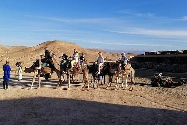 Sunset Camel Trek & Starry Tagine Dinner in Agafay Desert (From Marrakech) photo 3