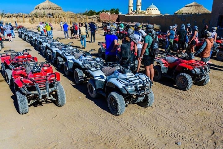 Hurghada Sunset Desert Safari: Quadbike Ride & Bedouin Camp Experience photo 2