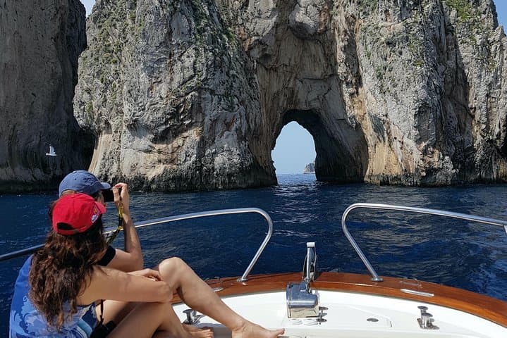 Capri Day Trip from Massa Lubrense by Boat — Small-Group Cruise with Swim Stops