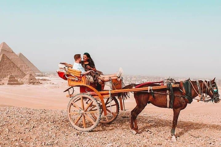 Giza Pyramids Horse Carriage Tour — Half-Day Sunrise & Sunset Ride photo 2