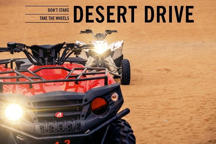 Dubai Quad Bike Desert Tour: Guided Dune Ride from Dubai