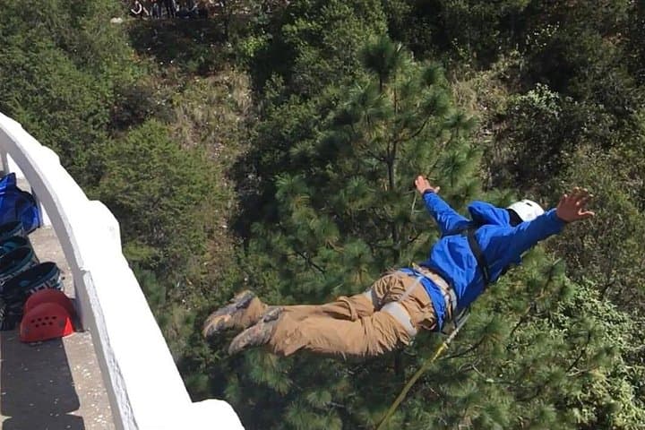 Maconi Bridge Bungee Jumping Near San Joaquín with La Herrera Grotto Day Trip photo 3