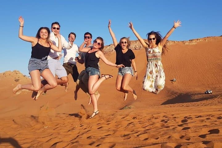 Dubai Desert Safari: Land Cruiser Dune Bashing, Camel Ride & Evening Camp