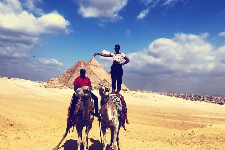 Sunset Camel Ride at the Giza Pyramids with BBQ Dinner