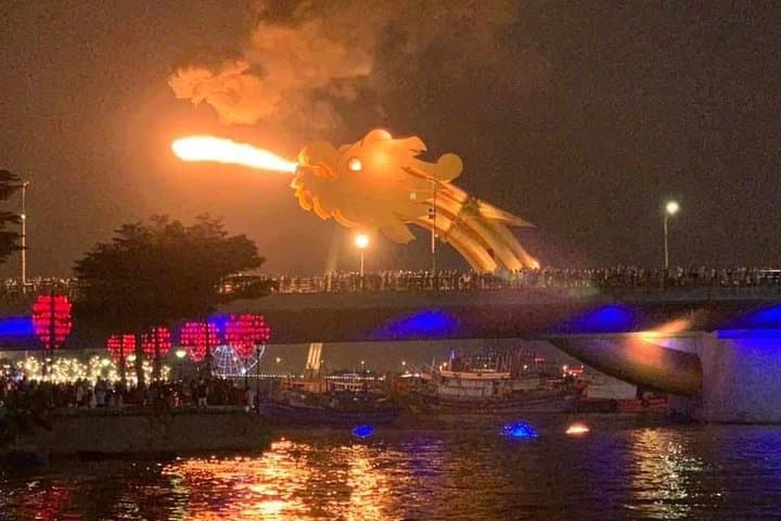Da Nang After Dark: Marble Mountains, Son Tra’s Giant Buddha & Dragon Bridge Night Tour photo 1