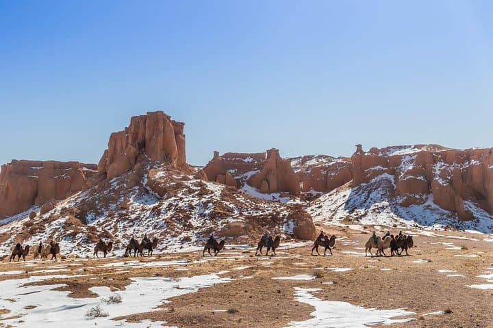 11-Day Camel Caravan Through Mongolia's South Gobi — Flaming Cliffs to Khongor Dunes photo 2