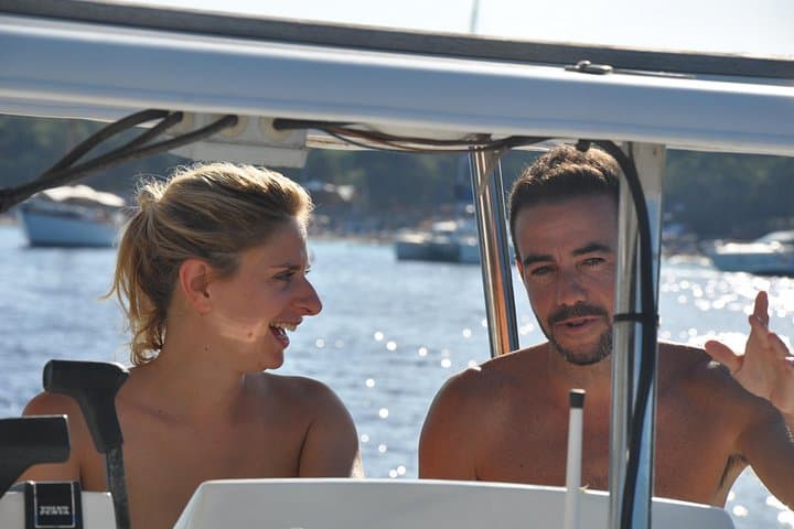 Private Catamaran to Playa Sa Roqueta — Full-Day Formentera Excursion from Es Pujols photo 2