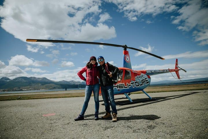 Helicopter Flight Over Ushuaia: 7-Minute Aerial Tour of Martial Glacier & Beagle Channel photo 1