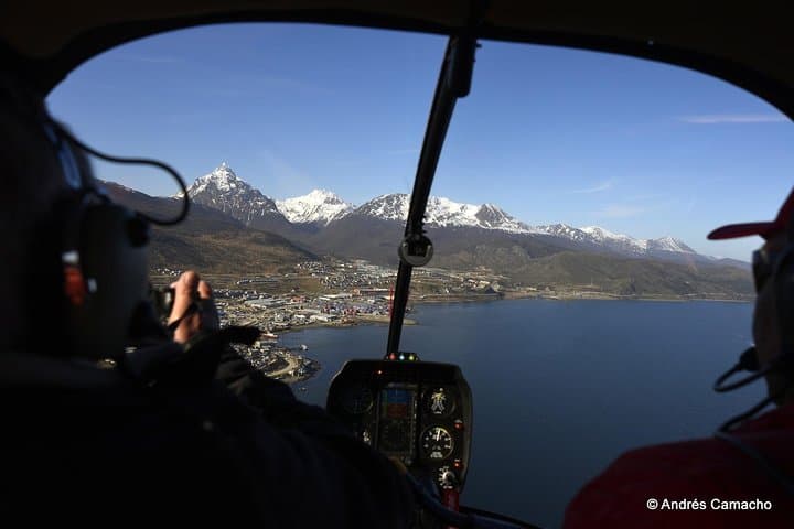 Helicopter Flight Over Ushuaia: 7-Minute Aerial Tour of Martial Glacier & Beagle Channel photo 2