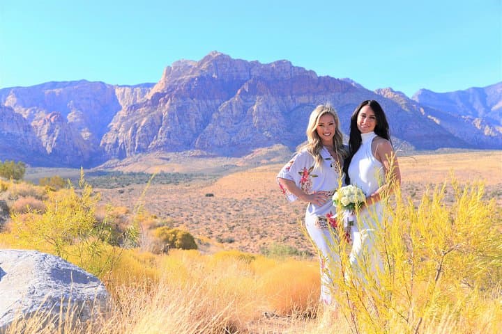 Red Rock Canyon Elopement: Private Limousine Wedding in Nevada's Red Rocks photo 2
