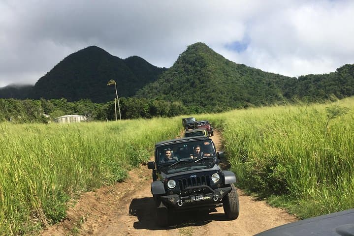 Self-Drive 4x4 Jeep Wrangler Off-Road Adventure & Beach Chill in St Kitts