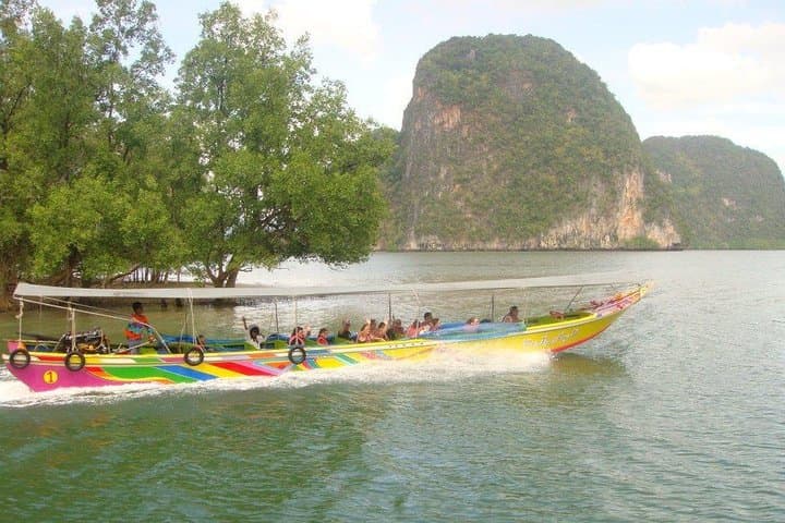 James Bond Island & Phang Nga Bay Private Long-Tail Boat Tour — Lod Cave, Koh Panyee & Mangrove Canoeing