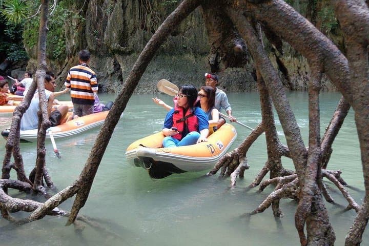 James Bond Island & Phang Nga Bay Private Long-Tail Boat Tour — Lod Cave, Koh Panyee & Mangrove Canoeing photo 2