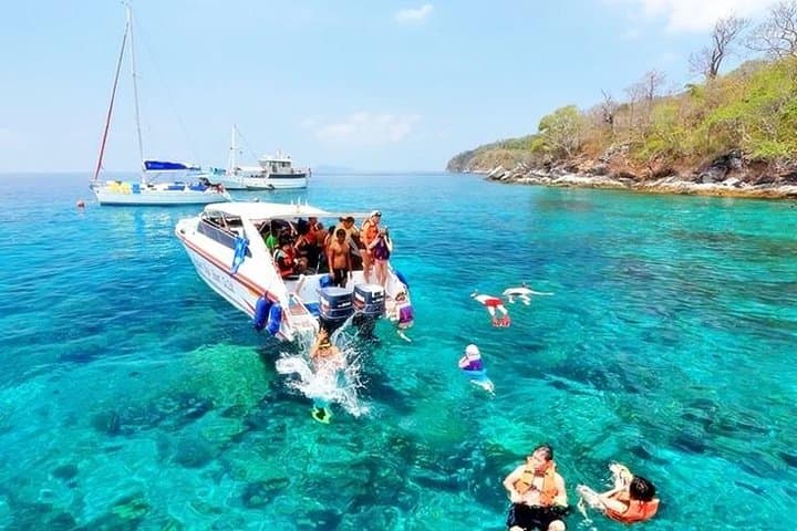 Sunset Speedboat Snorkel: Koh Tan, Koh Rap & Pig Island from Samui