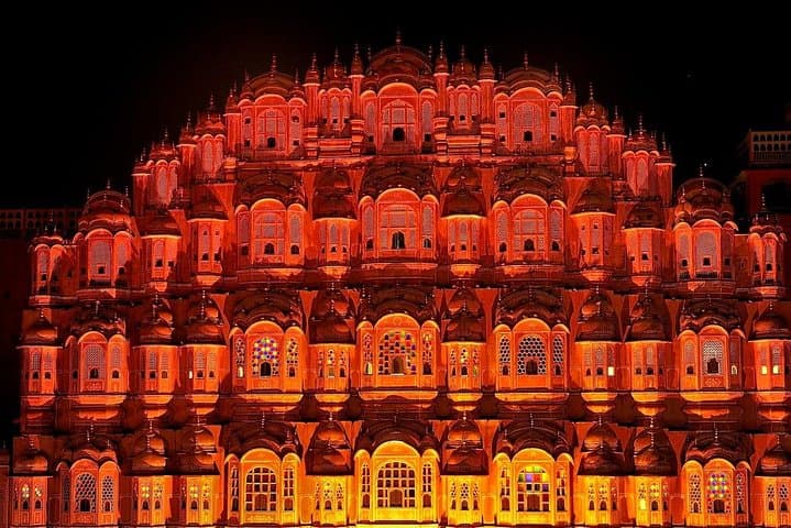 Jaipur Open-Jeep Night Tour — Amber Fort, Jal Mahal & Nahargarh Views photo 3