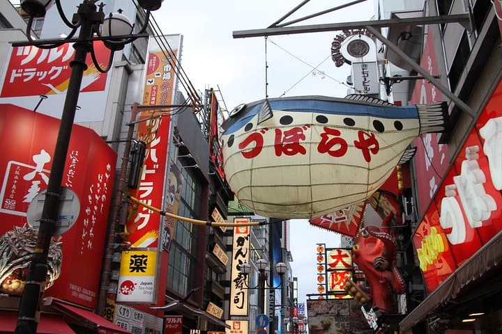 Osaka Welcome Tour: Custom 2-Hour Downtown Walk & Street Food