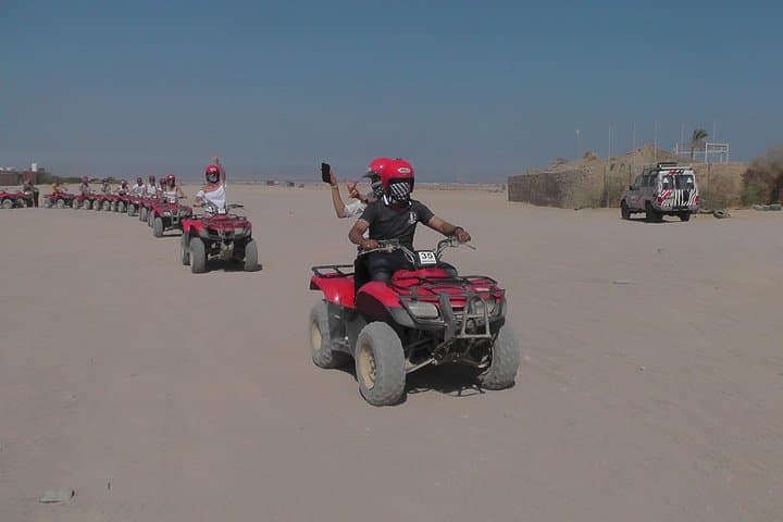 Hurghada Desert Safari by 4x4 Jeep: Sunset Quad Ride, Bedouin Dinner & Night Show photo 4