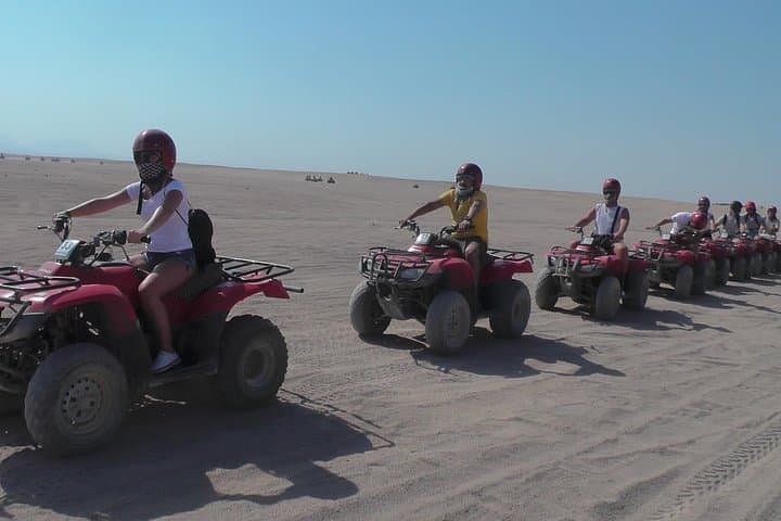 Hurghada Desert Safari by 4x4 Jeep: Sunset Quad Ride, Bedouin Dinner & Night Show photo 3
