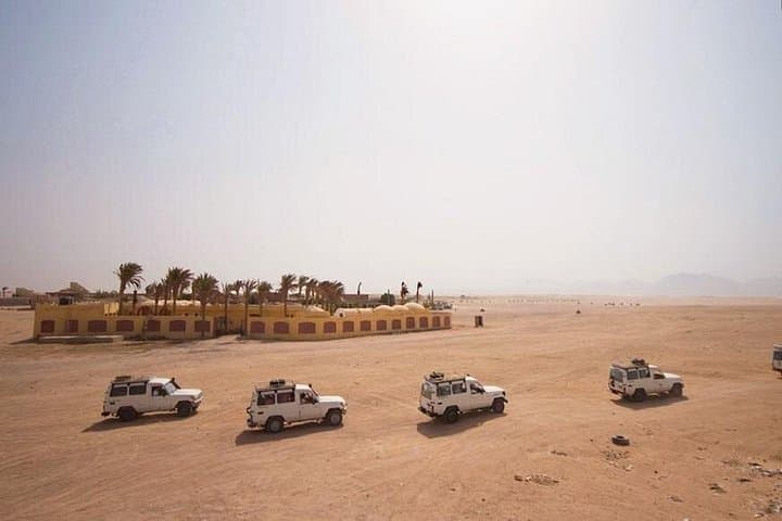 Hurghada Desert Safari by 4x4 Jeep: Sunset Quad Ride, Bedouin Dinner & Night Show photo 1