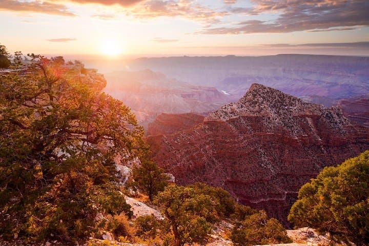 grand-canyon-sunset-tour-from-flagstaff-east-rim-desert-view-dinner photo 1