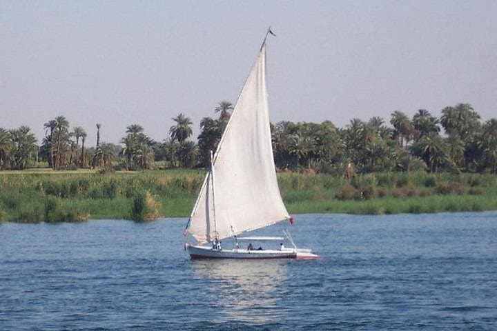 Sunset Felucca Sail on the Nile in Luxor — Private Egyptian Meal & Transfers photo 1