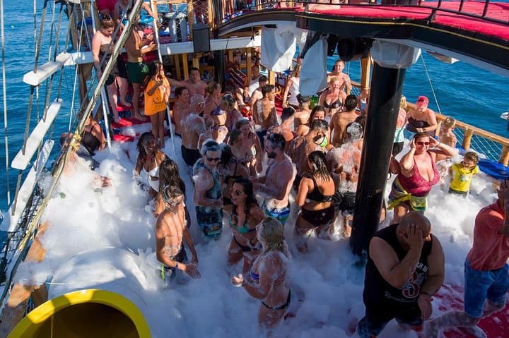 Dolphin Islands Boat Trip from Side — Swim at River Mouths, Lunch & Foam Party photo 3