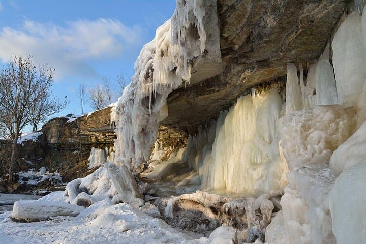 Explore Jägala Waterfall: Ice Walls, Fossils & a Rustic Picnic from Tallinn photo 5