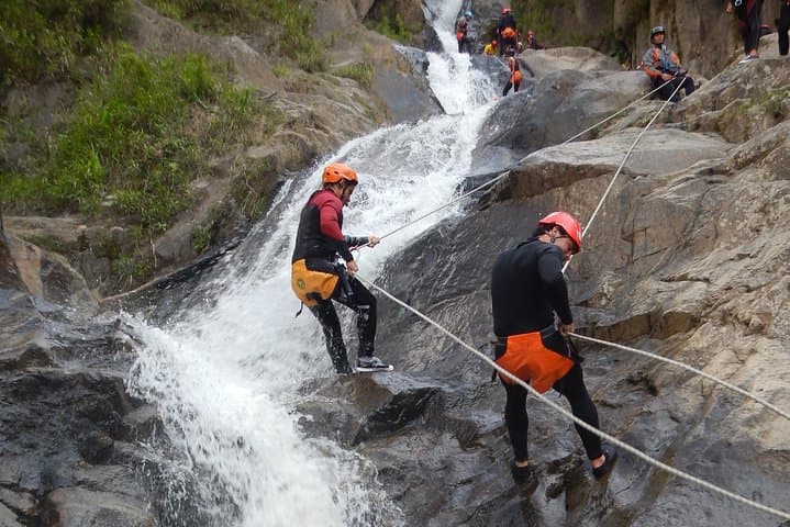Canyoning at Chamana Waterfall — Half-Day Adventure in Baños, Ecuador photo 3