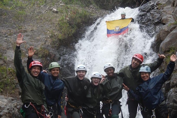 Canyoning at Chamana Waterfall — Half-Day Adventure in Baños, Ecuador photo 4